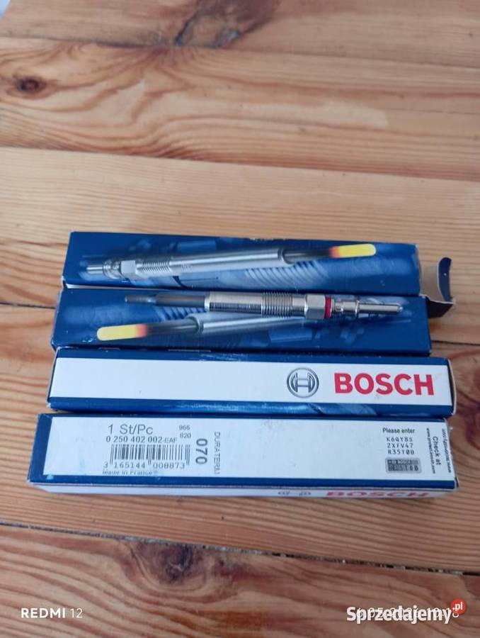 Świeca żarowa Bosch 0 250 402 002 4 odbiór łasku