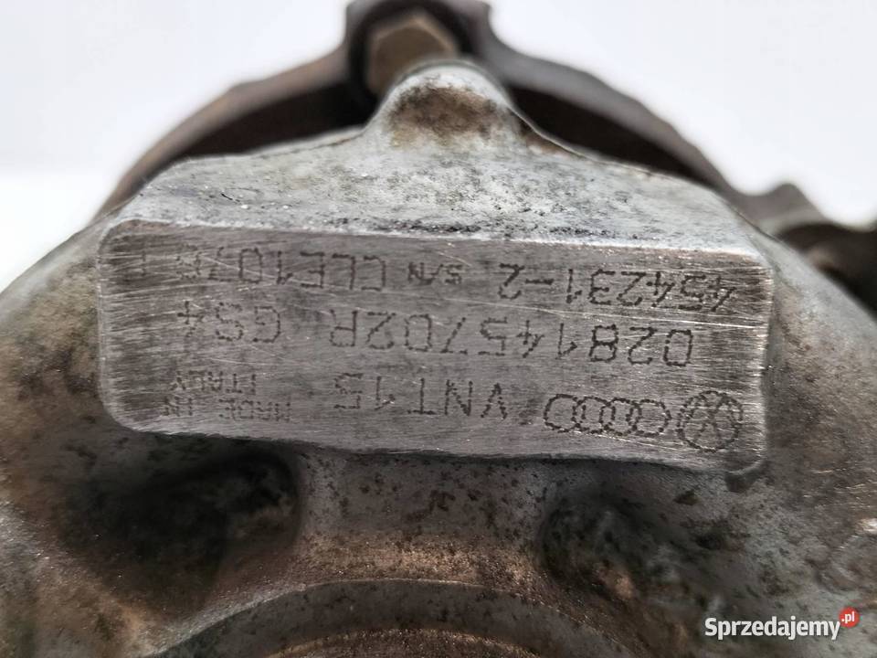 TURBOSPRĘŻARKA 028145702R VNT15 19 TDI AUDI A4 osobowe Turbosprężarki