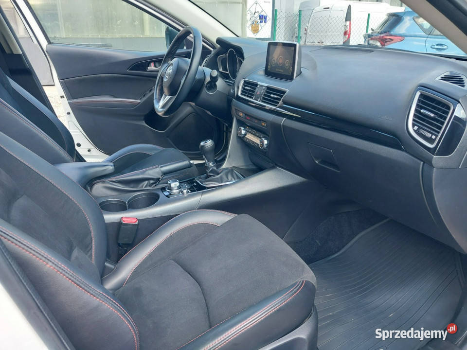 Mazda 3 SALON pierwszy wł BIAŁA PERŁA Ksenony 61000km Warszawa