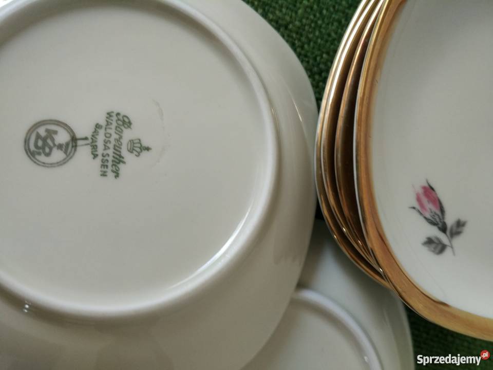 Dżemówki porcelana Bareuther Waldsassen 6