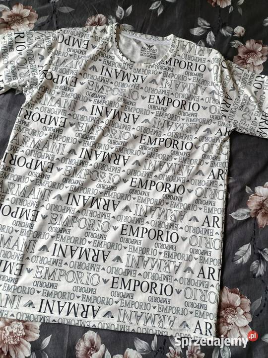 Tshirt koszulka Emporio Armani rozmiar L biały podlaskie Białystok sprzedam