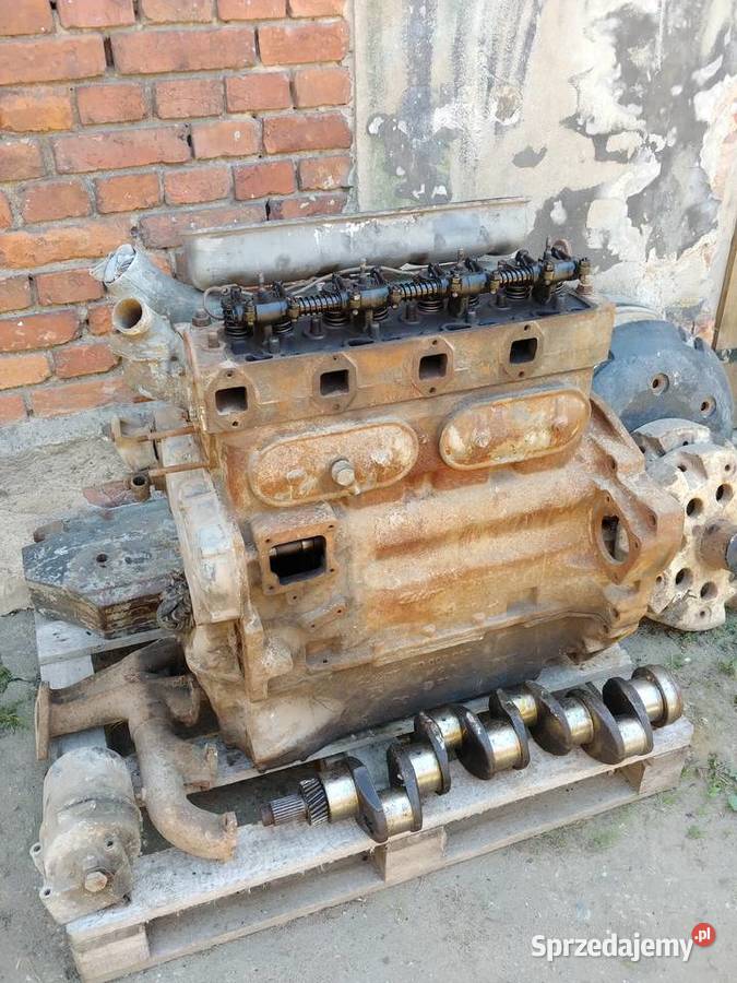Silnik Ursus 1224 C385 Głowica Blok Wał Korbowy Śmigiel