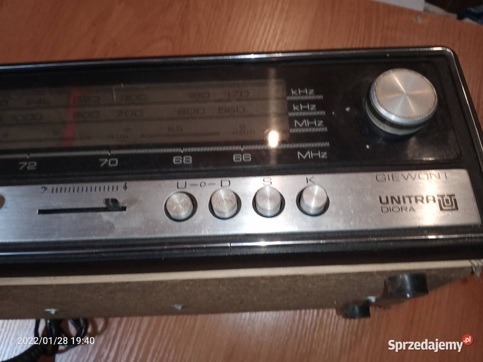 Stare radio Giewont PRL Unitra Diora Kielce