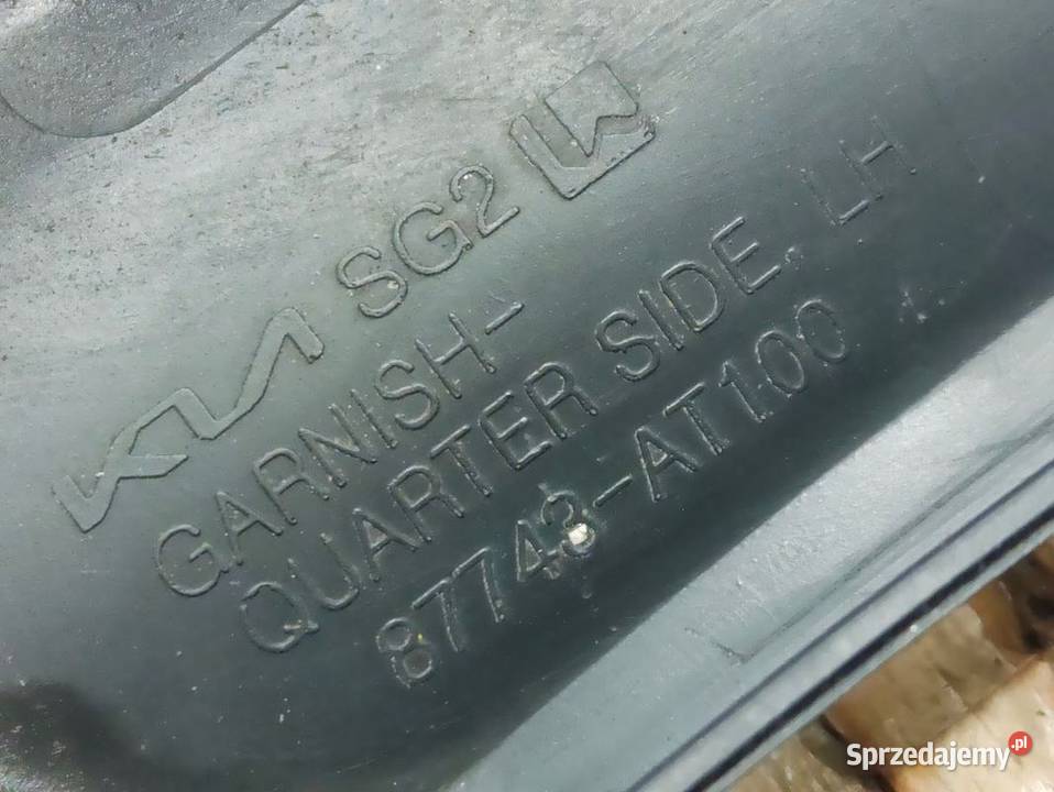 Listwa Błotnika Lewy Tył Kia Niro II 2022 osobowe sprzedam