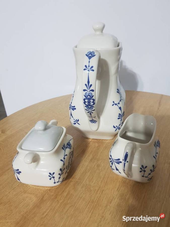Dzbanek angielski mlecznik cukiernica Wola Podłężna