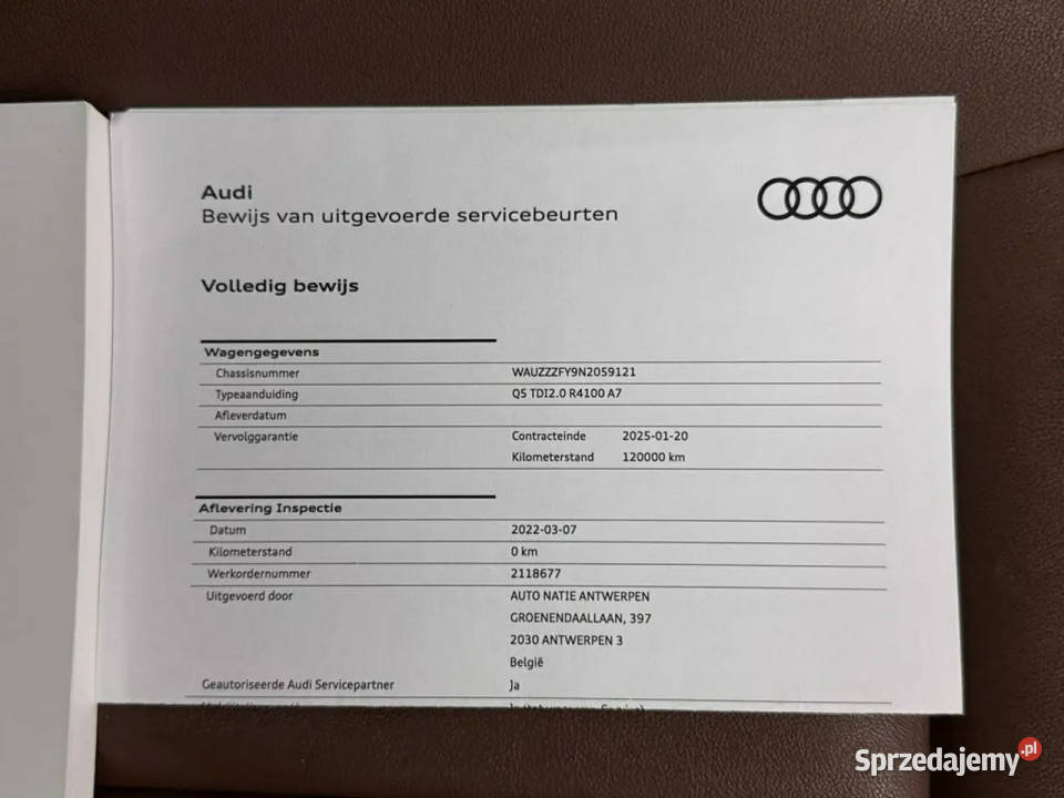 Audi Q5 20 TDI Automat Virtual cockpit Skóry diesel Lipówki