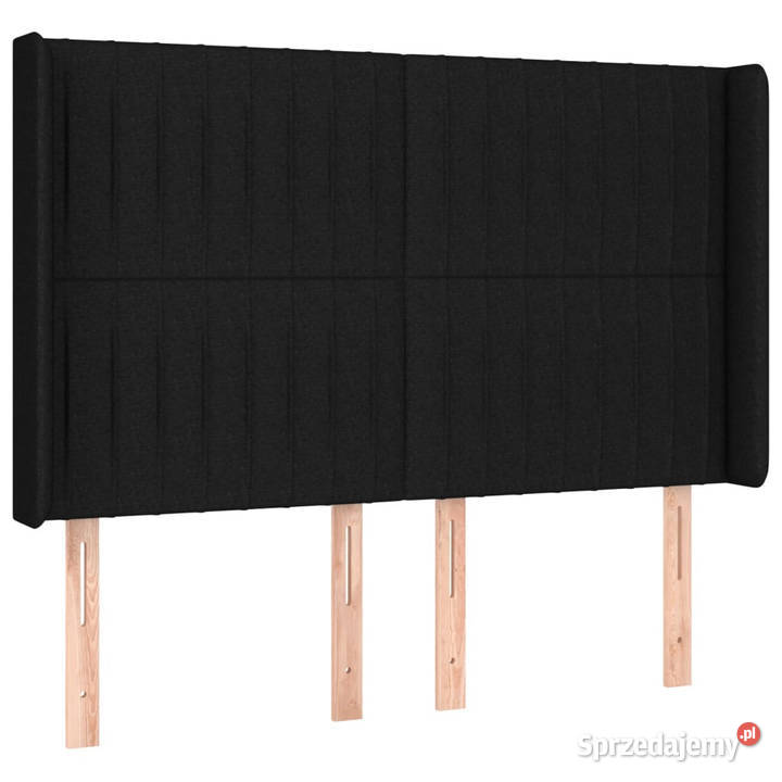 Zagłówek do łóżka z LED czarny 147x16x118128 Warszawa