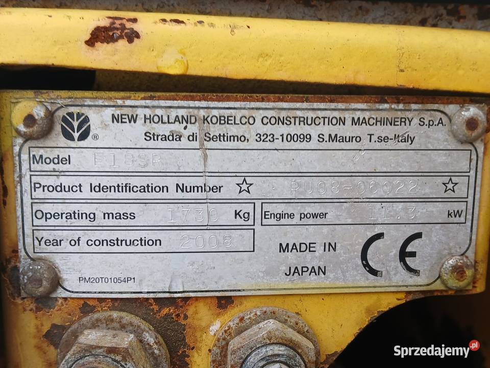 Holland Minkoparka Ładna 1800 długie ramie Koparki Złoczew