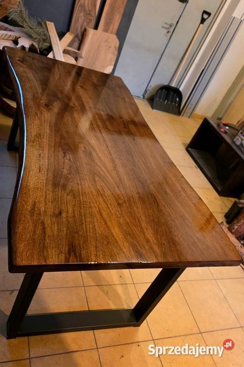 stół orzech włoski 170x90 lite drewno świętokrzyskie