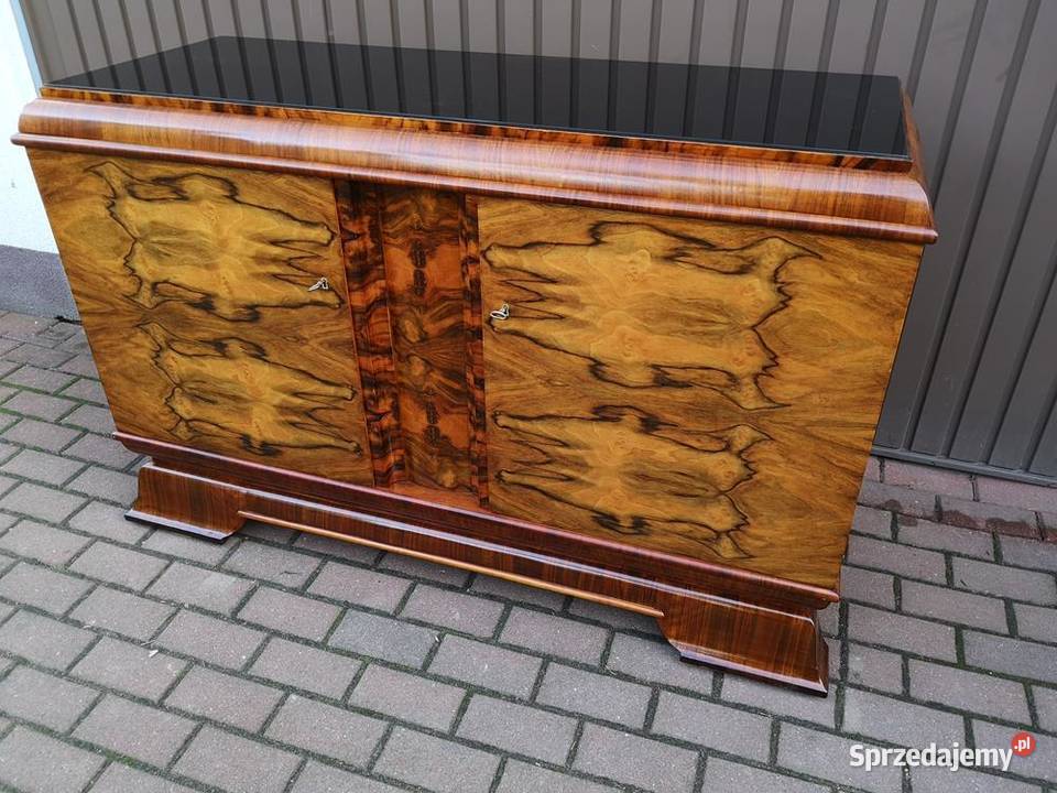 Komoda Pomocnik ARTDECO Orzech Stara Antyk Meble Swarzędz