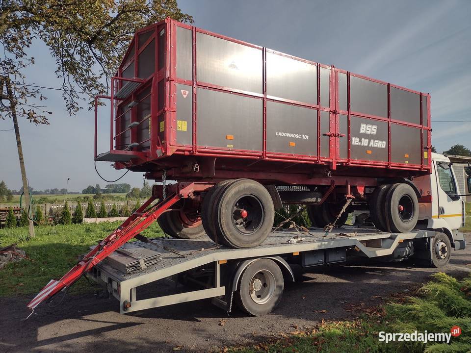 Transport maszyn ciągników przyczep do 15 ton Transport towarów, przeprowadzki Praszka