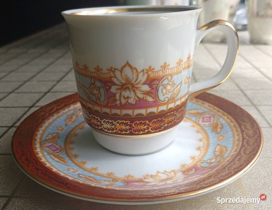Przepiękna filiżanka vintage z Czechosłowackiej Kowary