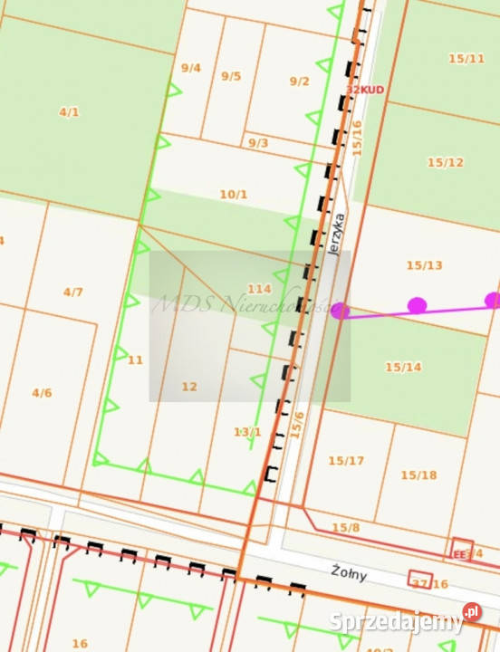 działka pod budowę segmentów Pyry Las Kabacki Sprzedaż Warszawa
