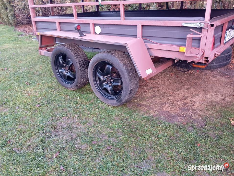 Przyczepka samochodowa dwuosiowa Ciekoty