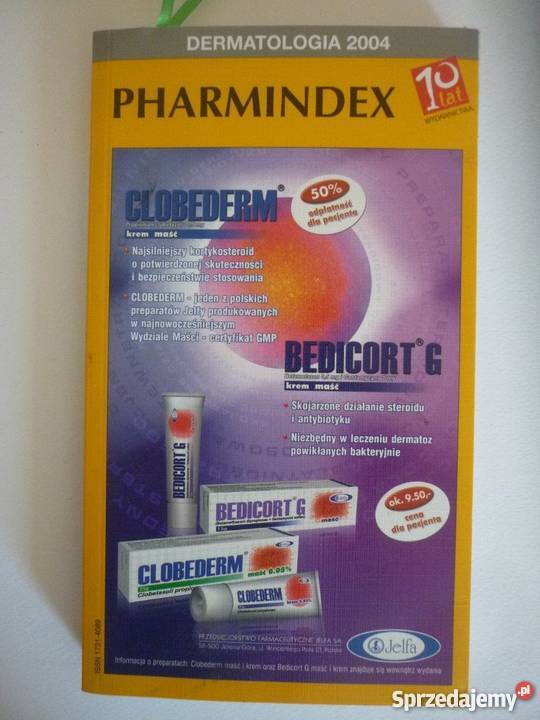 PHARMINDEX DERMATOLOGIA 2004 Książki naukowe i popularnonaukowe Zielona Góra sprzedam