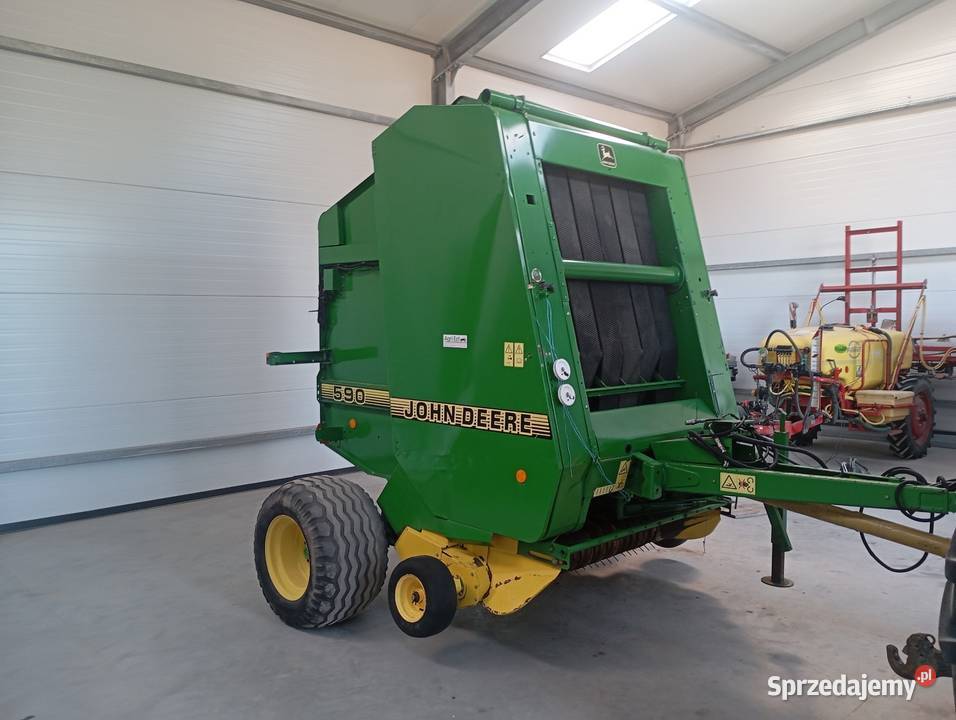 Prasa rolująca John Deere 590 szeroki podbieracz