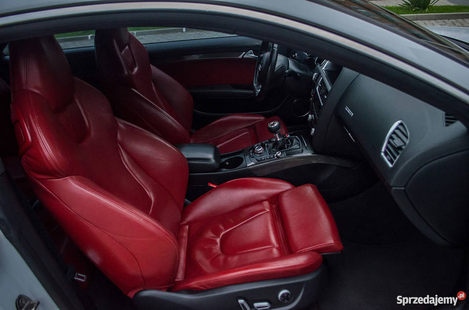 AUDI S5 MANUAL CZERWONE SKÓRY LIFTING NA NOWY Zwoleń sprzedam