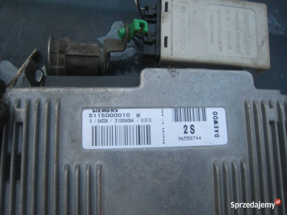 Kumputer zestaw startowy daewoo Matiz 08 osobowe