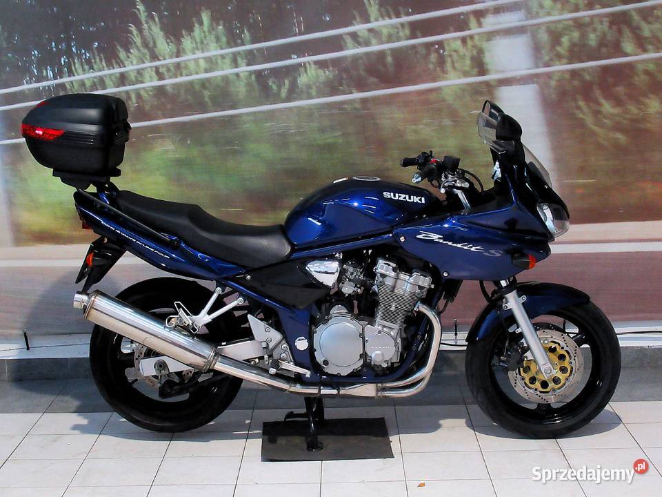 Suzuki GSF 600 Bandit S kufer zadbany egzemplarz niebieski łódzkie Kutno sprzedam