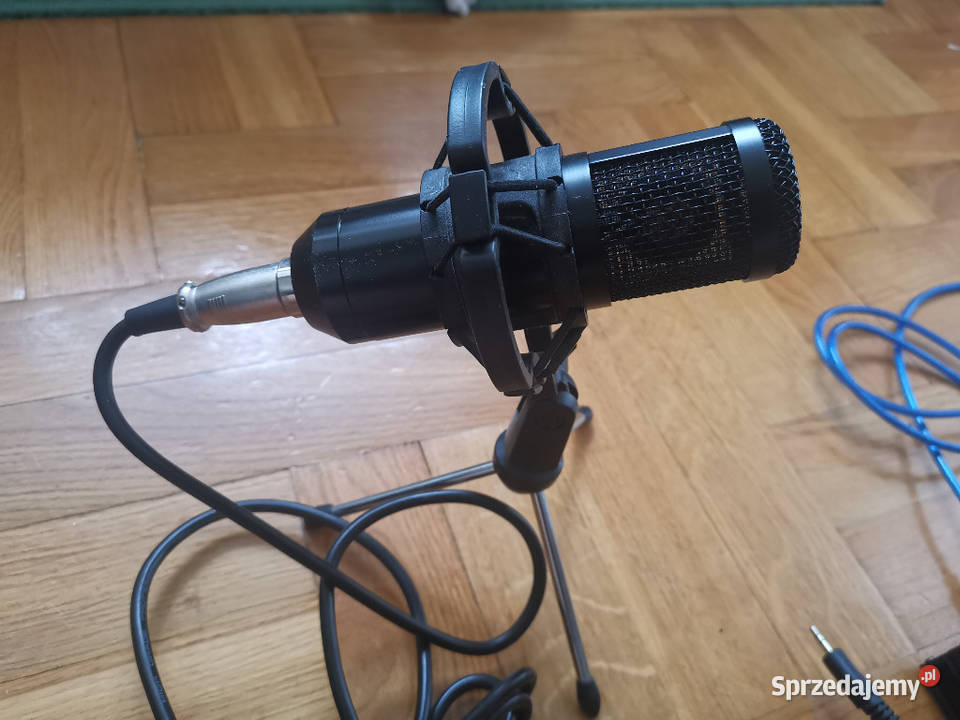 MIKROFON POJEMNOŚCIOWY ze wzmacniaczem ZESTAW Pozostałe sprzedam