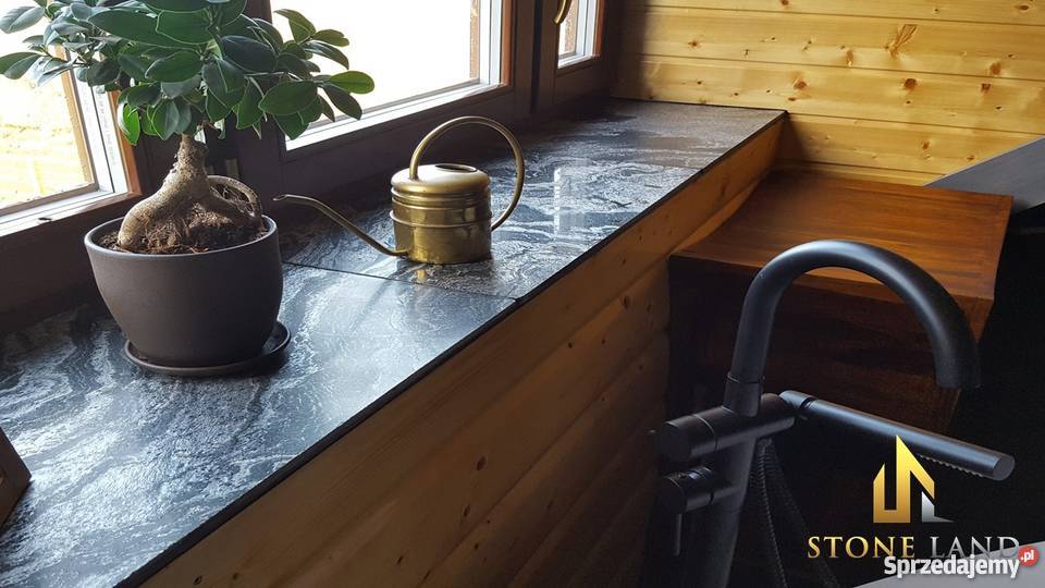 Łupek Silver Grey płytki kamienne szlifowane Materiały budowlane Bielany Wrocławskie