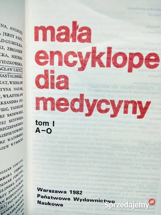 Mała encyklopedia medycyny Warszawa