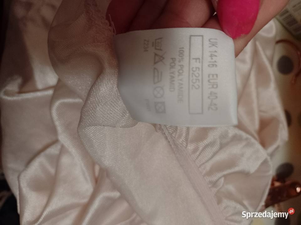 4942 LXL Różowa półhalka pod spódnicę z Londynu Inna marka Kraków
