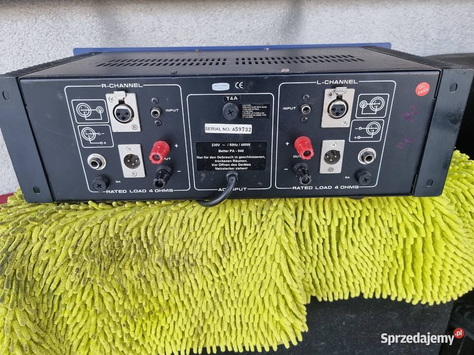 końcówka mocy mc crypt pa940 śląskie Chełm Śląski sprzedam