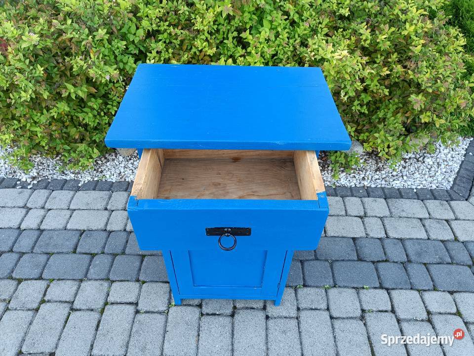 SZAFKA drewniana stara Nakaslik 50x30 wys 80 Brzostek