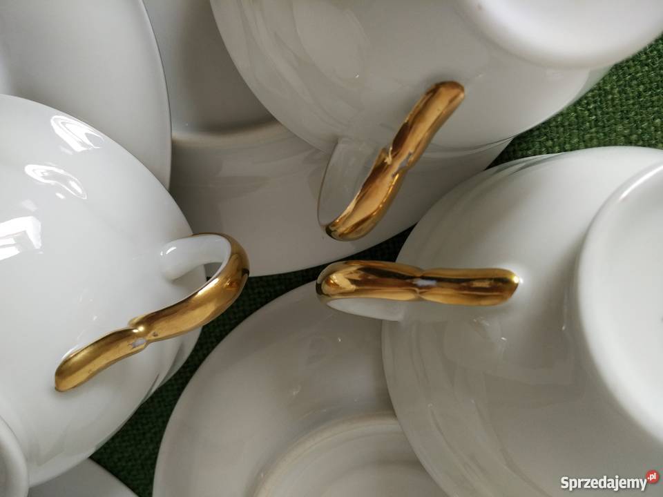 Porcelana ZehScherzer filiżanki zestaw 3 Ropa