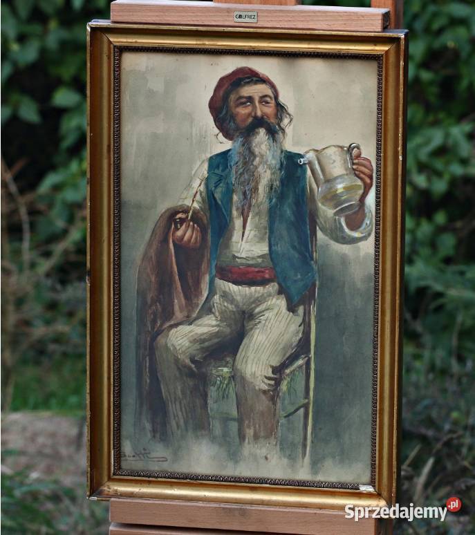 NARCISO SCOTTI 1907 ODPOCZYWAJĄCY MĘŻCZYZNA dolnośląskie