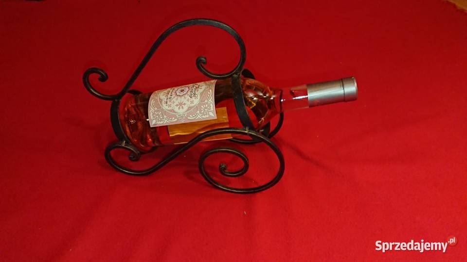 Stojak na wino metaloplastyka wielokolorowy Szczecin sprzedam