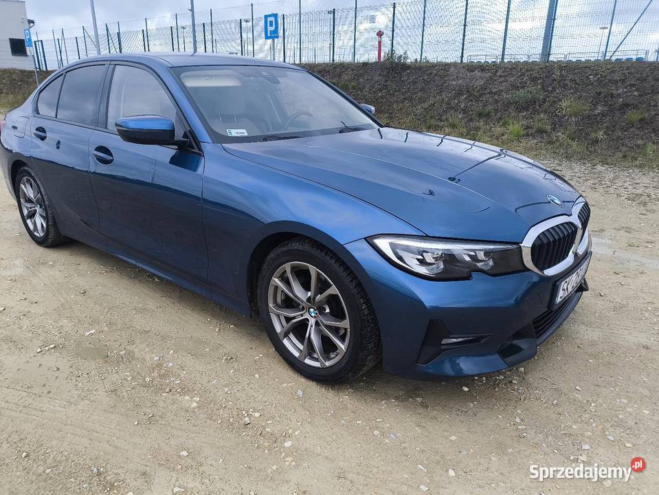 BMW 3 G20 20D Bezwypadkowy 2021 prywatny z 49500km Katowice