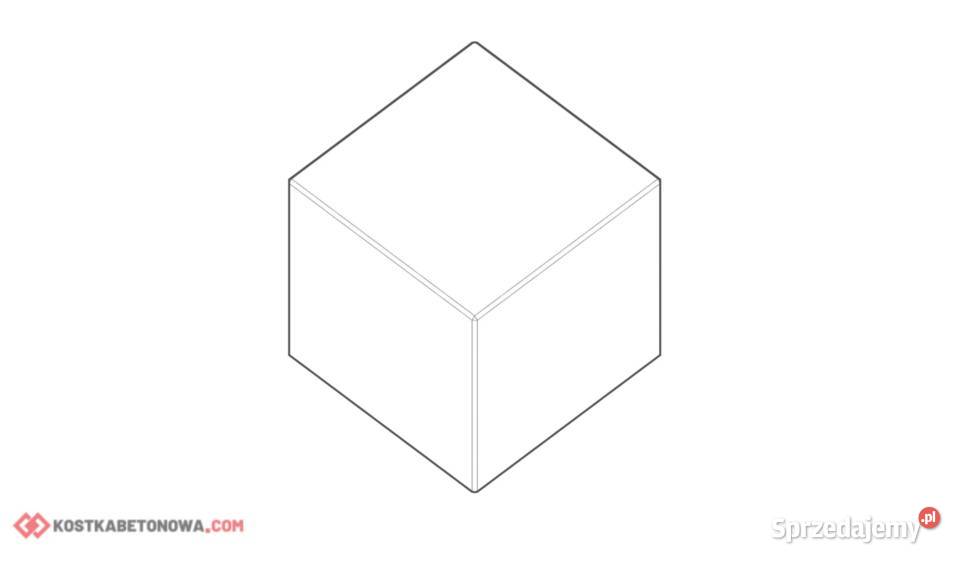 Betonowe Siedzisko Ławka Cubo 50