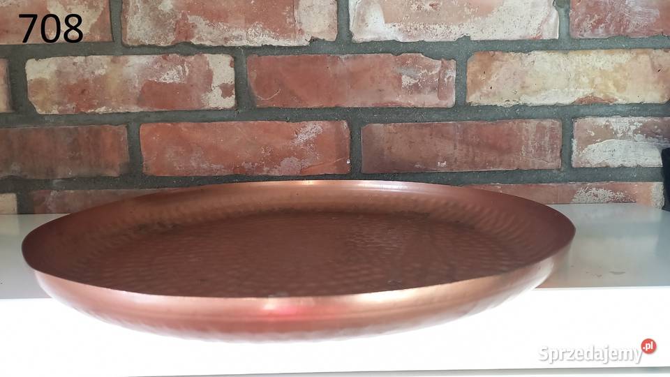 Taca metalowa miedziowana na świeczki 41 708 zachodniopomorskie Gawroniec