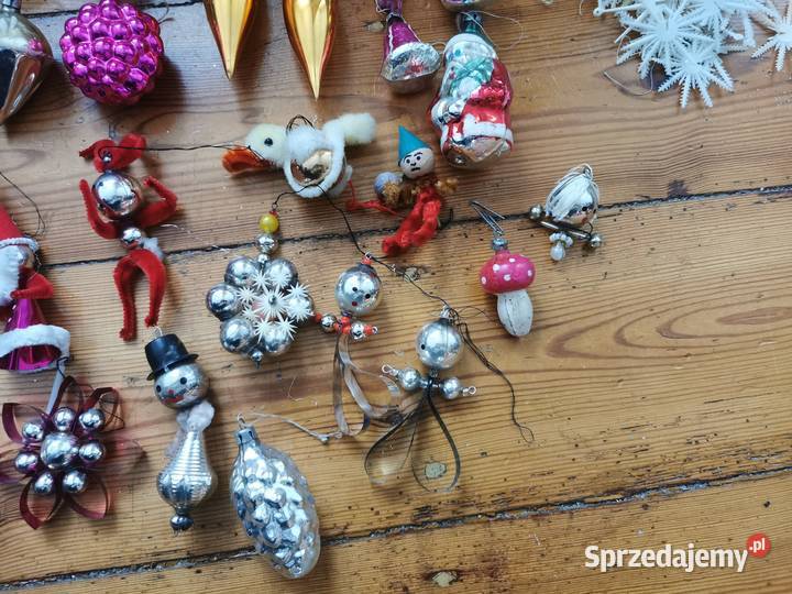 Bombki PRL MIX 42 sztuki Lębork