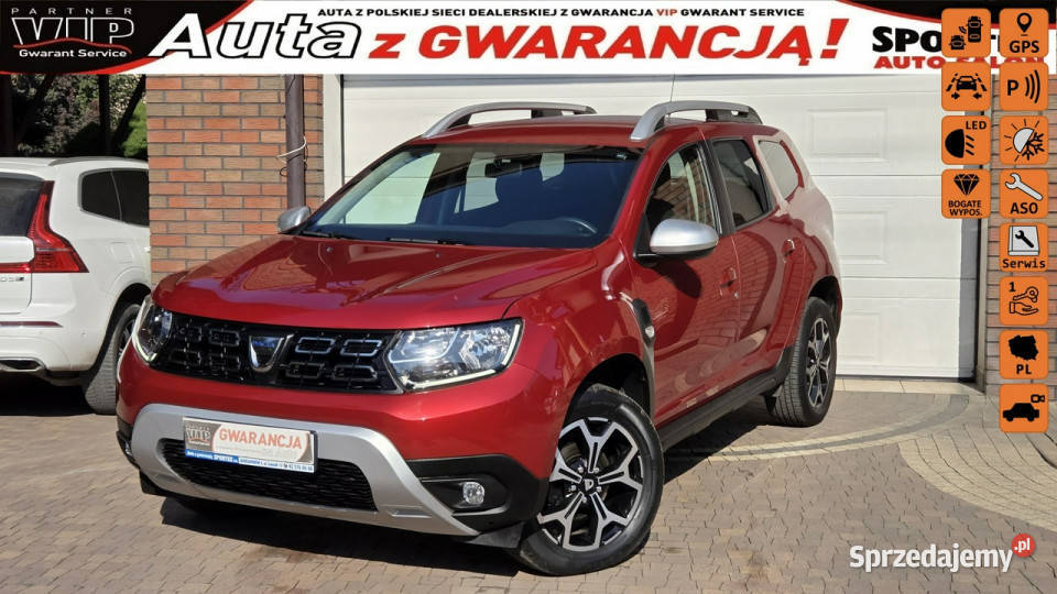 Dacia Duster 10 Tce PRESTIGE GAZ KameraNawigacja ABS Aleksandrów Łódzki sprzedam