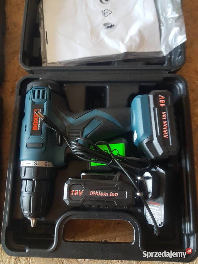 Wiertarko wkrętarka Boxer 18V BX147 Komplet