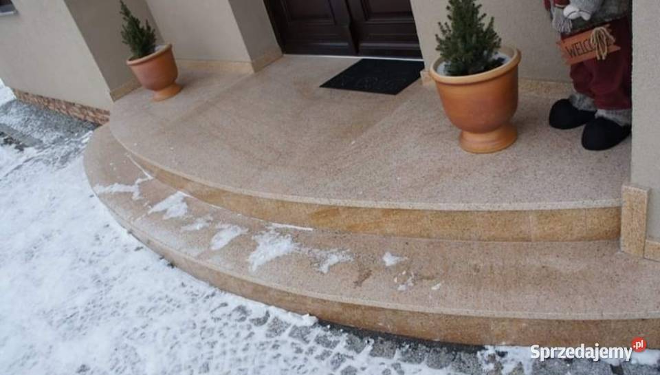 Schody granitowe nagrobki opolskie Ozimek
