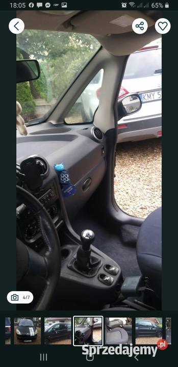 Peugeot 1007 stan zero rdzy 2006 SPORT felgi Alu czarny Myślenice