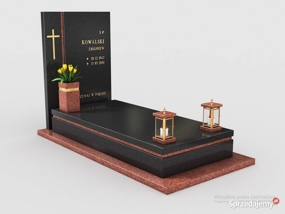 Nowoczesne nagrobki województwo świętokrzyskie Ostrowiec Świętokrzyski