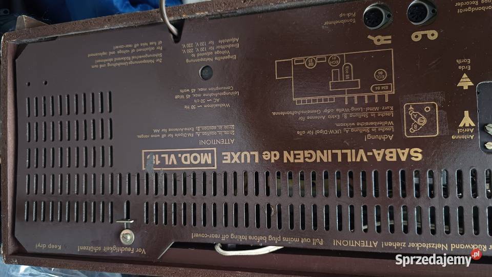 Radio lampowe lata 60 Saba villingen de luxe nie Koszalin