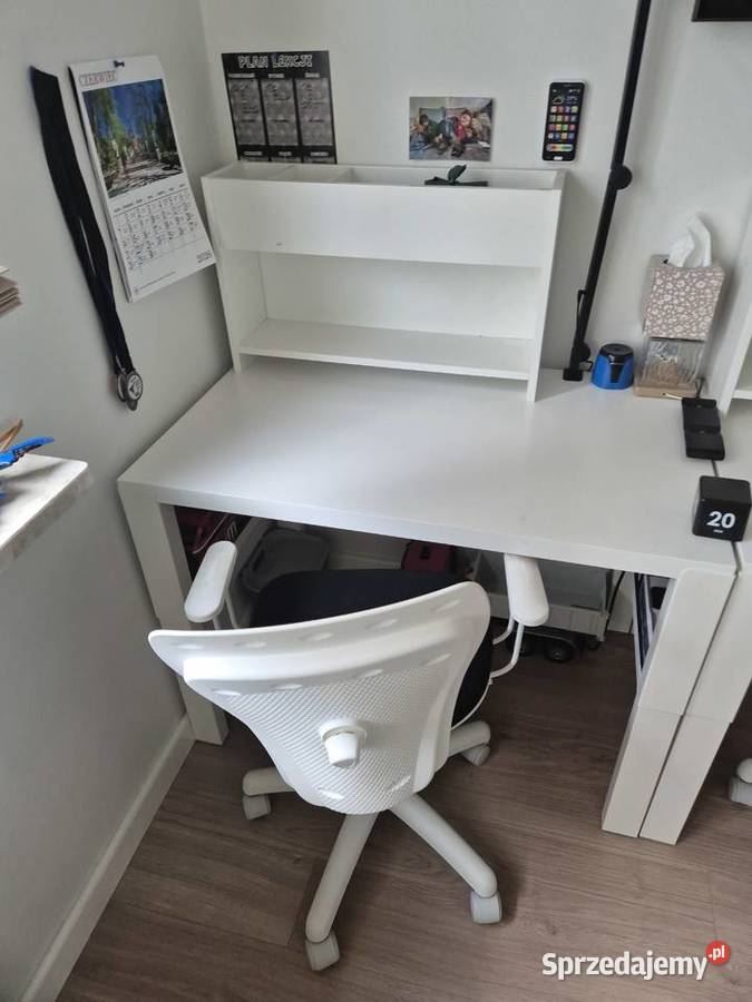 Biurko dziecięce IKEA PHL nadstawka krzesło Meble Meble
