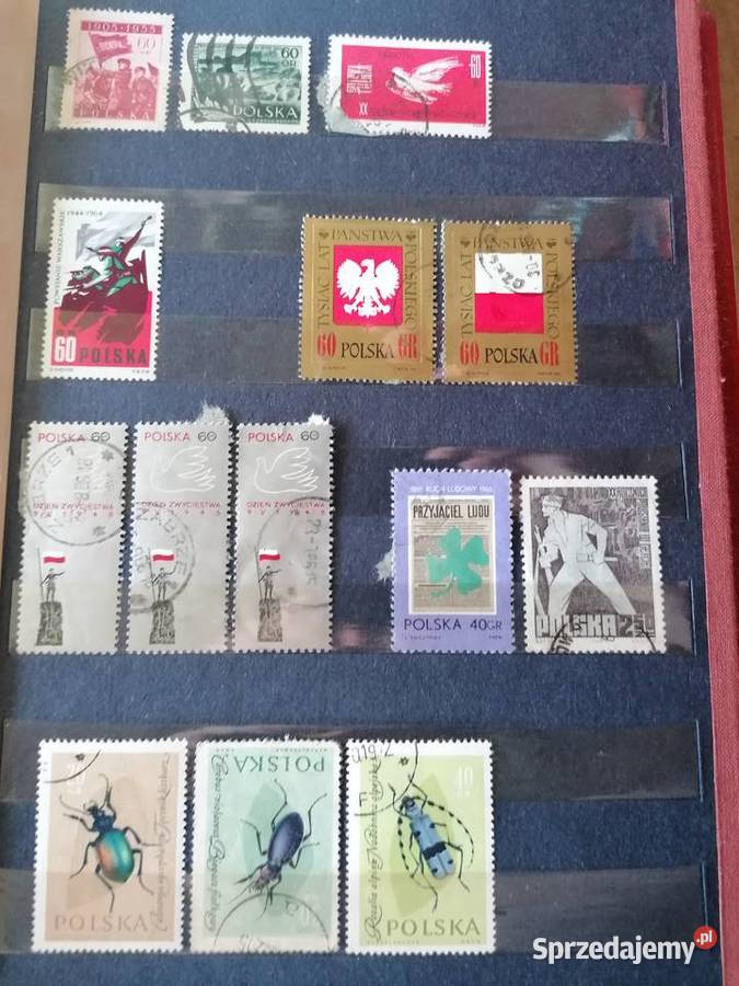Album czerwony 2cz że znaczkami z lat 6079 małopolskie Kraków sprzedam