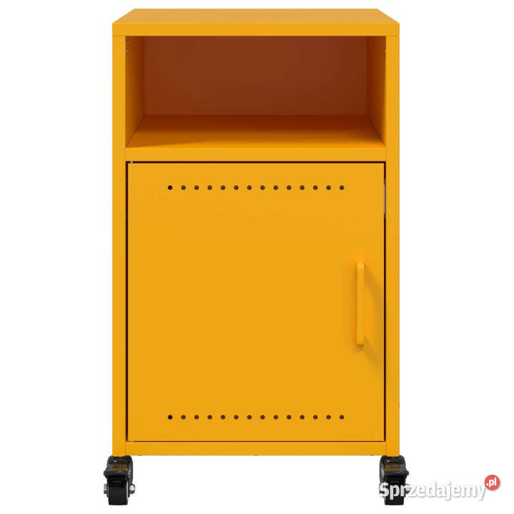 Szafka nocna musztardowa 36x39x59 stal WM846722 Warszawa