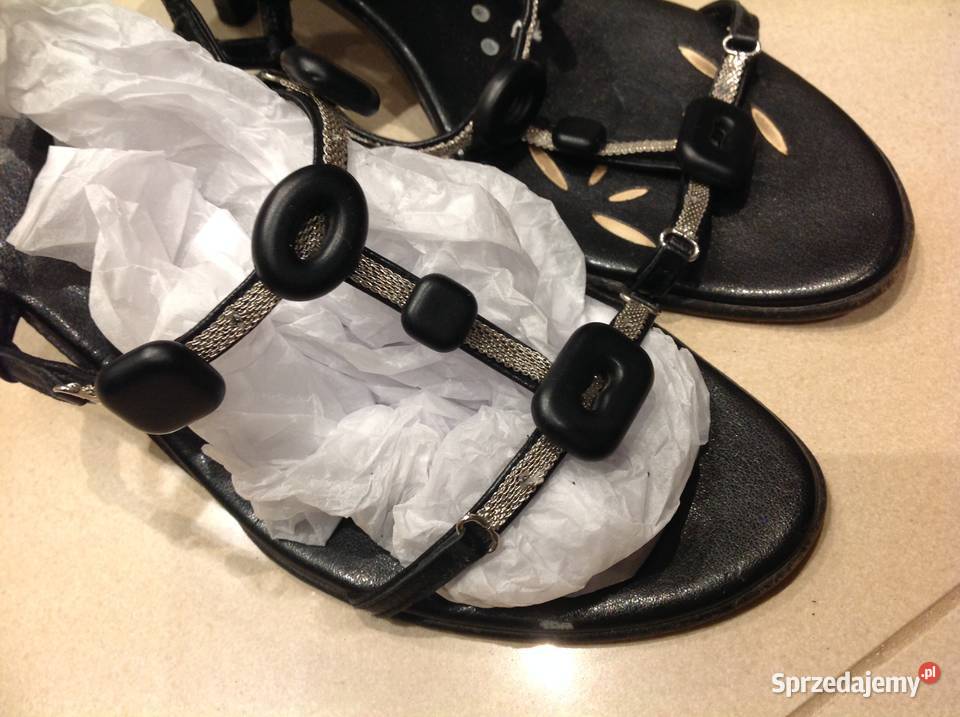 Sandałki skórzane Damskie r 365 skóra naturalna skóra Nowa Sól