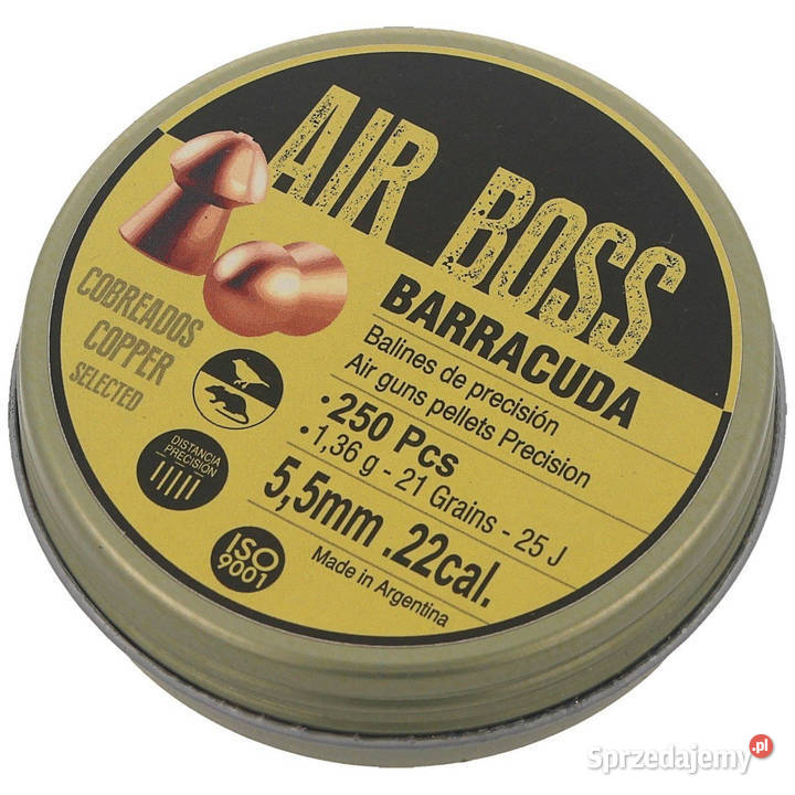 Śrut Apolo Air Boss Barracuda Copper 552 mm 250 Maciejowice