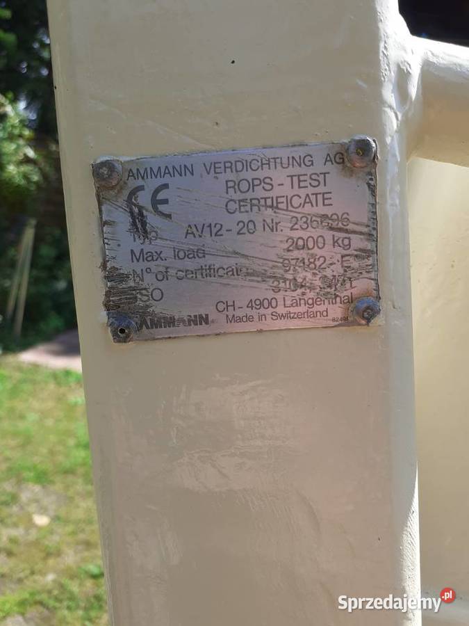 Walec drogowy Ammann Ostrołęka