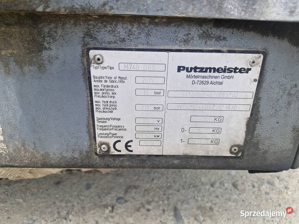 MIXOKRET PUTZMEISTER M740 DBS Koniaczów