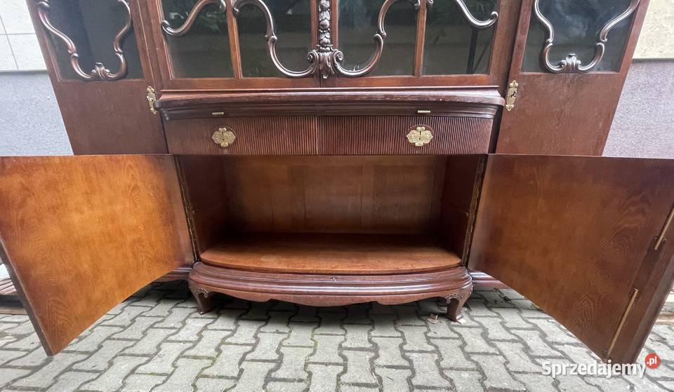 Kredens międzywojenny Art Deco lite drewno Meble Warszawa
